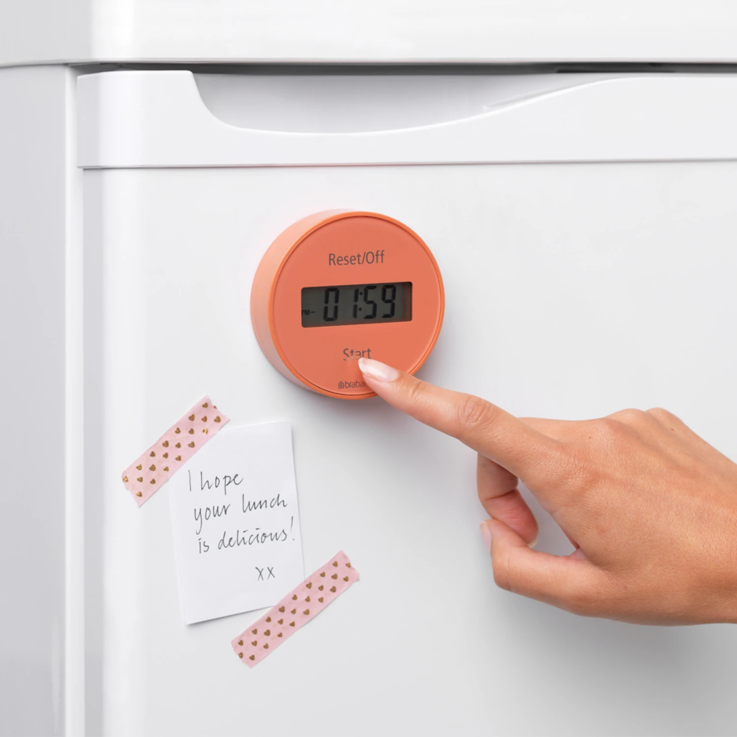 Brabantia Tasty+ Kookwekker Terracotta Roze 2 Brabantia Tasty+ Kookwekker Terracotta Roze - Afbeelding 2