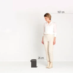 Brabantia Newicon Pedaalemmer 3 L Wit 6 Brabantia Newicon Pedaalemmer 3 L Wit -Brabantia 101 2126 3 1 1