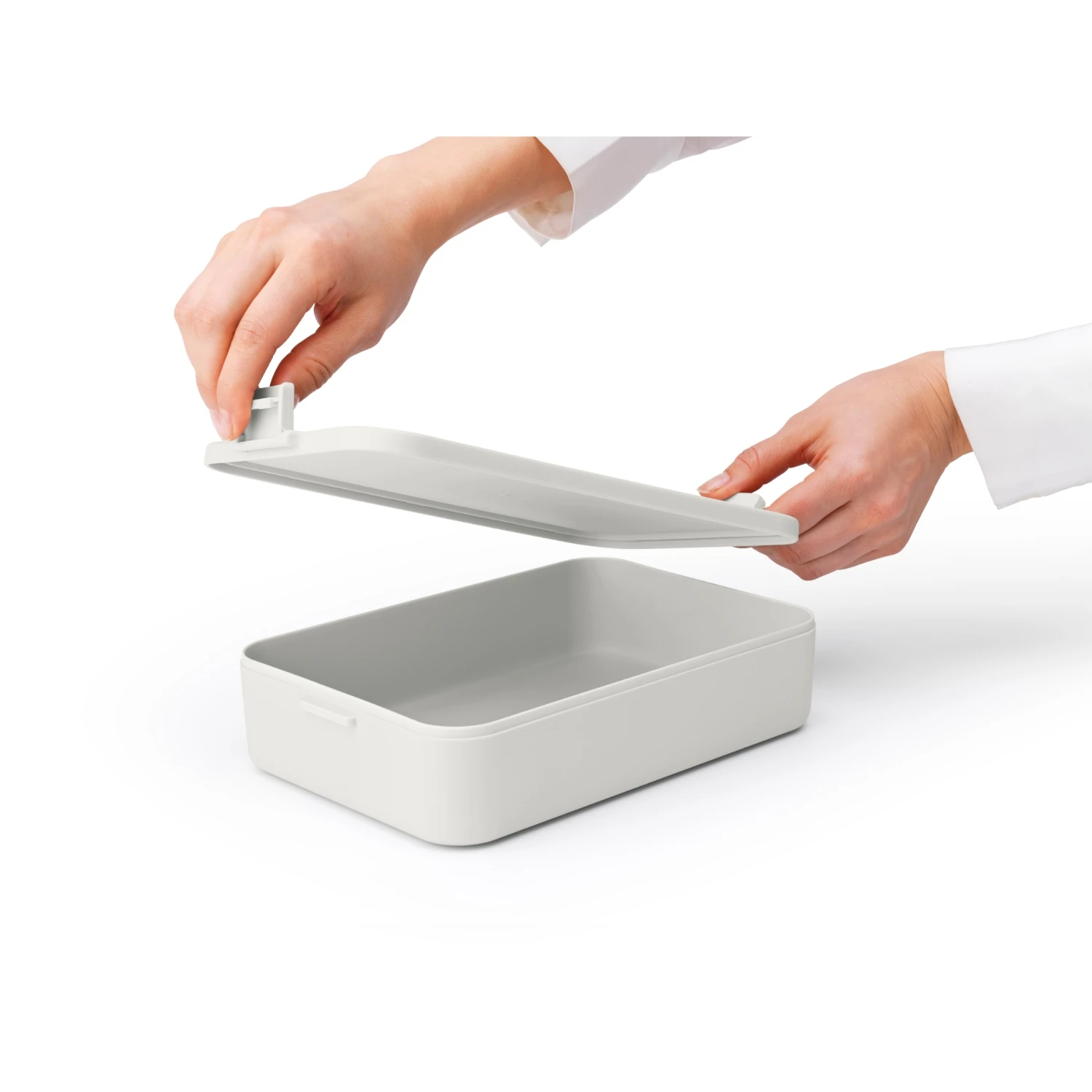 Brabantia Make & Take Lunchbox Groot Lichtgrijs 3 Brabantia Make & Take Lunchbox Groot Lichtgrijs - Afbeelding 3