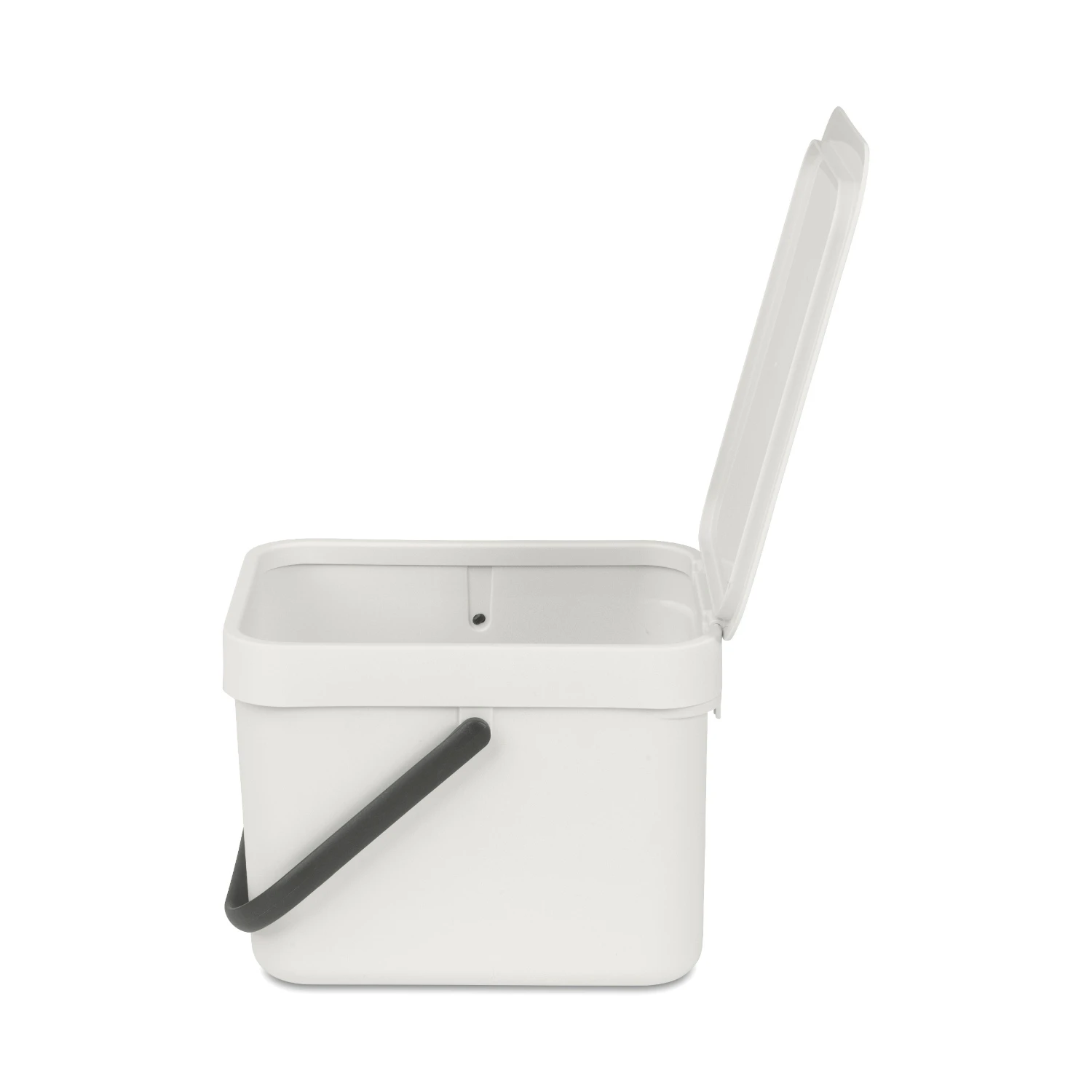 Brabantia Sort & Go Afvalemmer 6 Liter Light Grey 2 Brabantia Sort & Go Afvalemmer 6 Liter Light Grey - Afbeelding 2