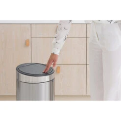 Brabantia Touch Bin Afvalemmer 30 L Mat Staal 13 Brabantia Touch Bin Afvalemmer 30 L Mat Staal -Brabantia 102 5462 7 1