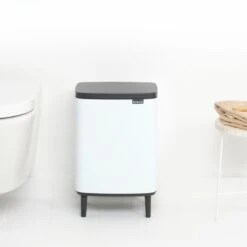 Brabantia Bo Hi Afvalemmer 12 L - White 24 Brabantia Bo Hi Afvalemmer 12 L - White -Brabantia 10257683