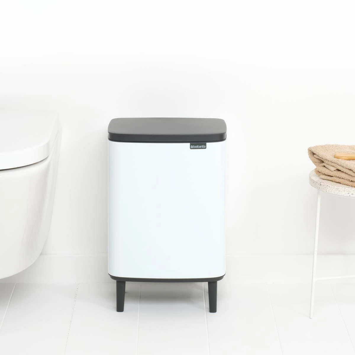 Brabantia Bo Hi Afvalemmer 12 L - White 9 Brabantia Bo Hi Afvalemmer 12 L - White - Afbeelding 9
