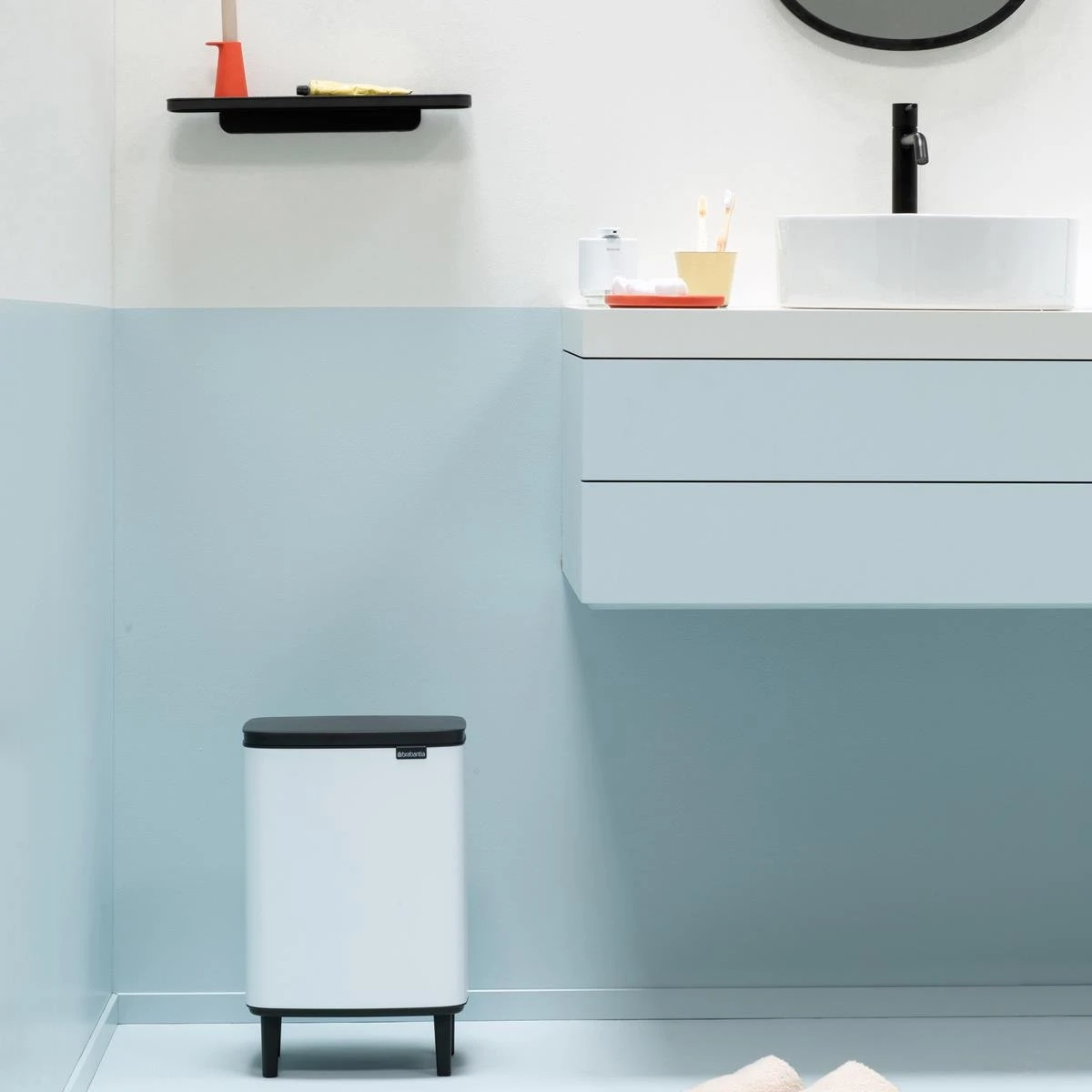 Brabantia Bo Hi Afvalemmer 12 L - White 11 Brabantia Bo Hi Afvalemmer 12 L - White - Afbeelding 11