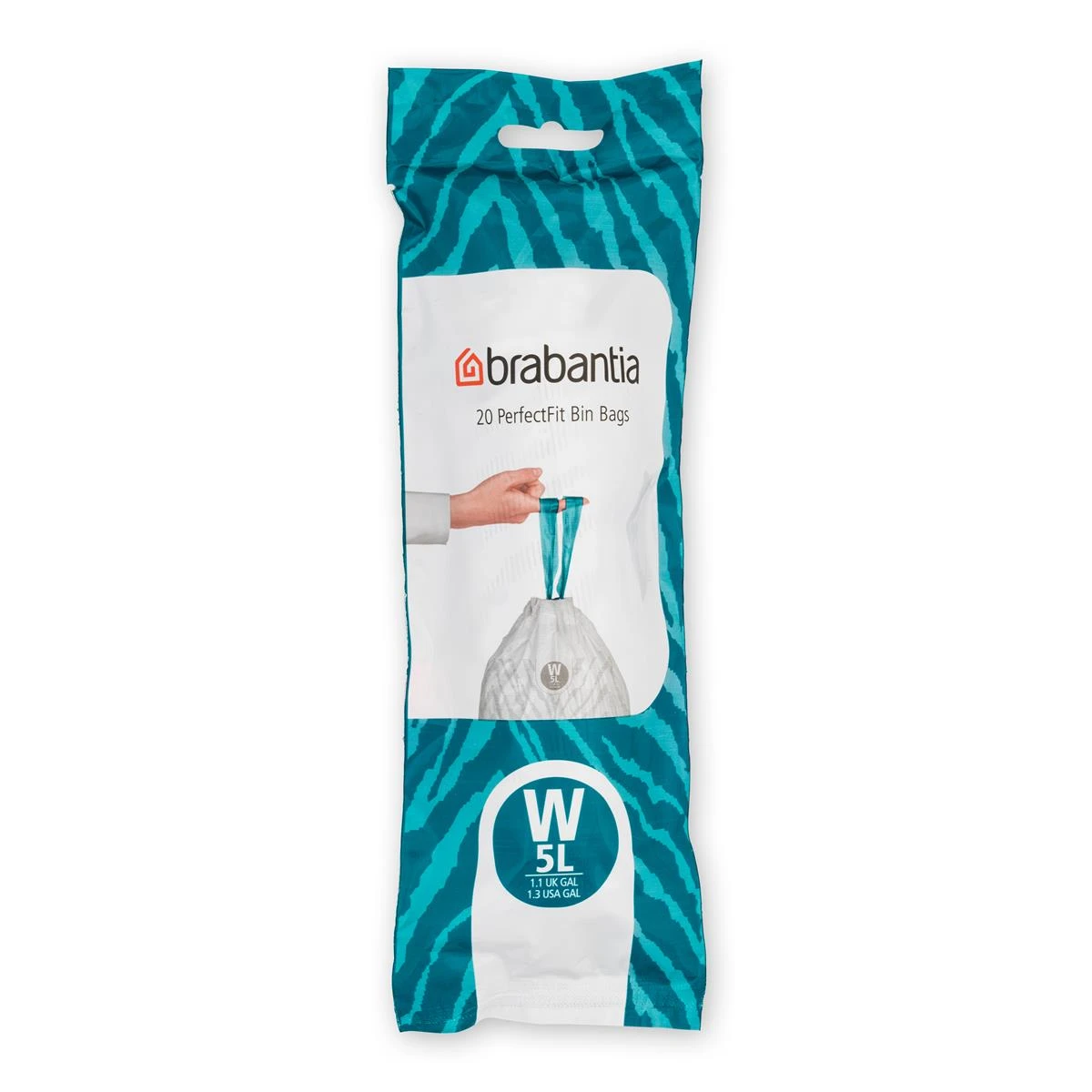 Brabantia Type W PerfectFit Jaarverpakking Afvalzak 5 Liter - 200 Stuks 2 Brabantia Type W PerfectFit Jaarverpakking Afvalzak 5 Liter - 200 Stuks - Afbeelding 2