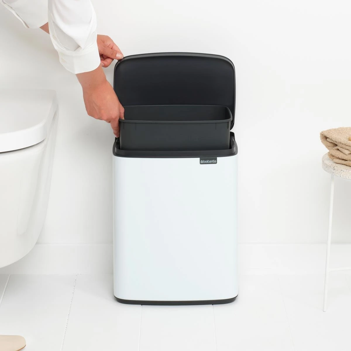 Brabantia Bo Afvalemmer 12 L - White 2 Brabantia Bo Afvalemmer 12 L - White - Afbeelding 2