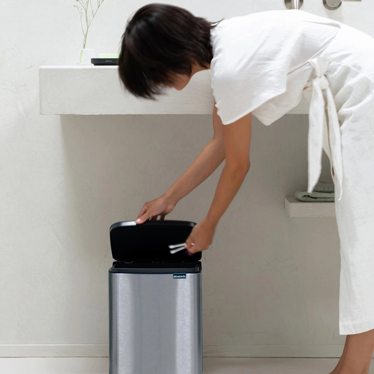 Brabantia Bo Afvalemmer 12 L - Matt Steel FPP 8 Brabantia Bo Afvalemmer 12 L - Matt Steel FPP - Afbeelding 8