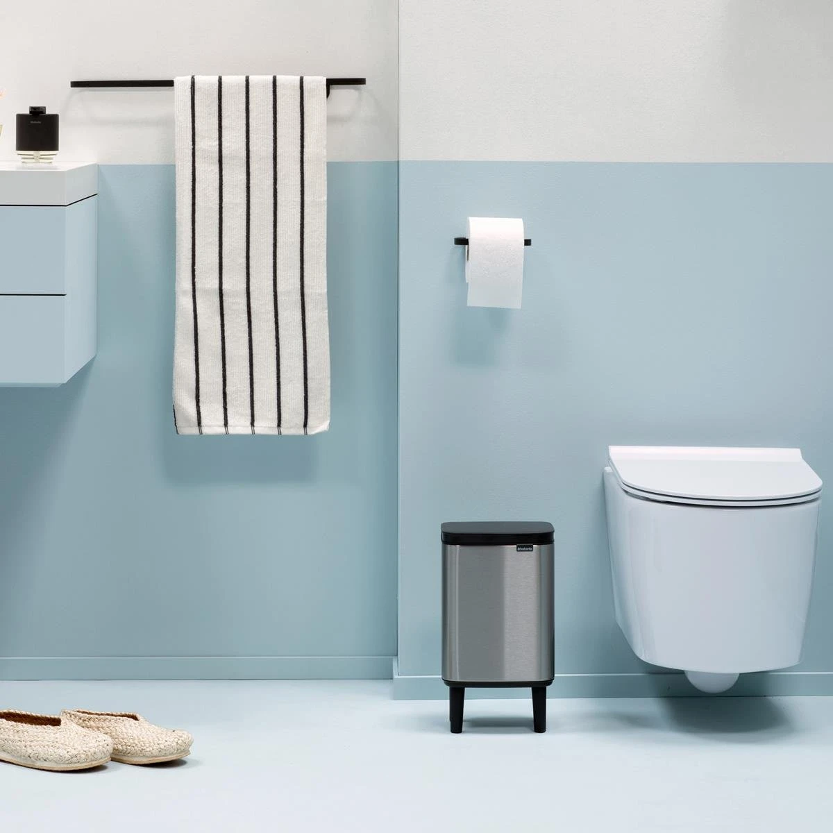 Brabantia Bo Hi Afvalemmer 4 L - Matt Steel FPP 3 Brabantia Bo Hi Afvalemmer 4 L - Matt Steel FPP - Afbeelding 3