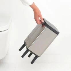 Brabantia Bo Hi Afvalemmer 4 L - Matt Steel FPP 22 Brabantia Bo Hi Afvalemmer 4 L - Matt Steel FPP -Brabantia 10713269
