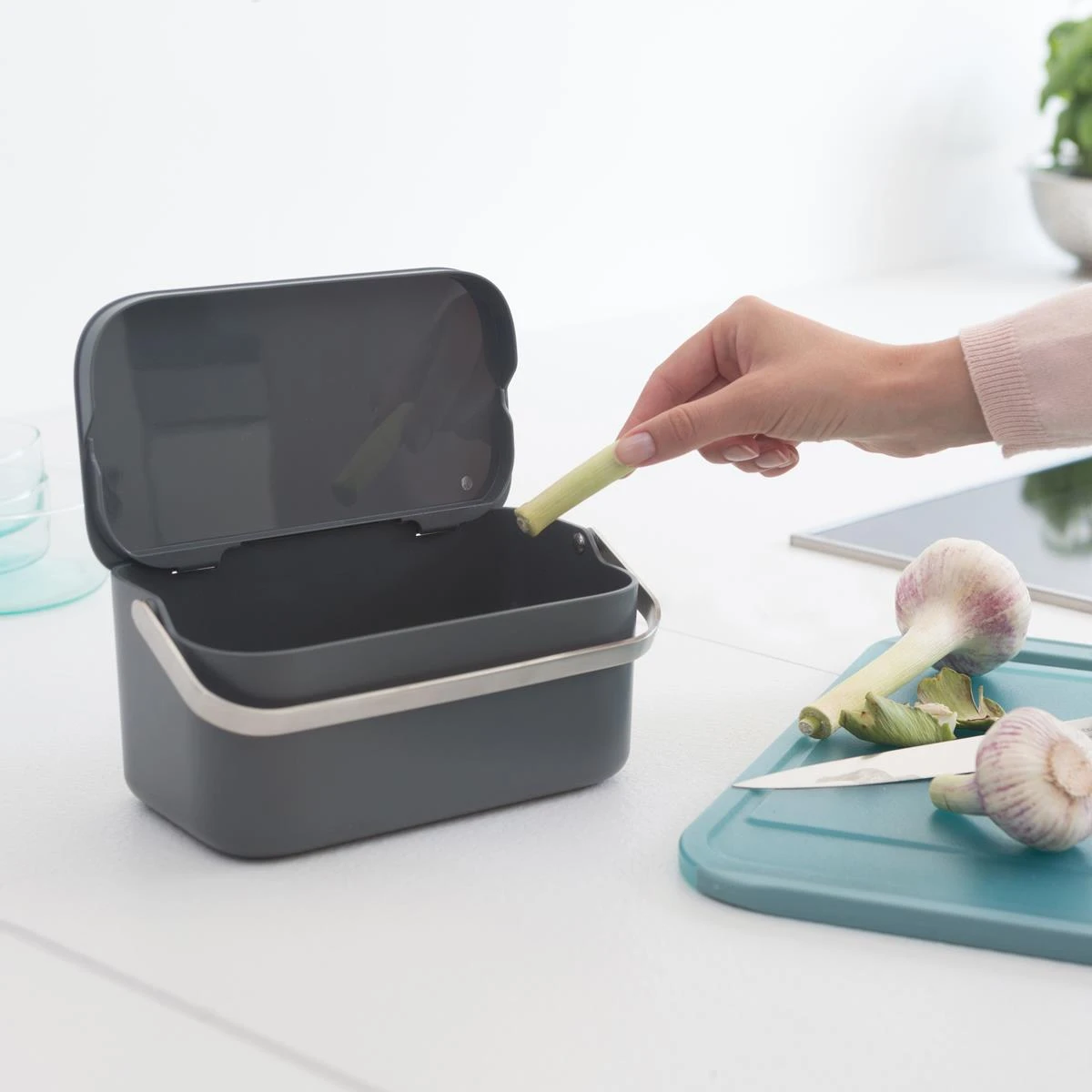 Brabantia GFT Afvalemmertje 1,8 Liter 14 Brabantia GFT Afvalemmertje 1,8 Liter - Afbeelding 14