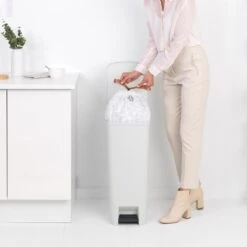 Brabantia StepUp Pedaalemmer 40 Liter - Light Grey -Brabantia 9438464