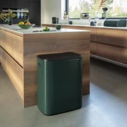 Brabantia Bo Touch Bin 2 X 30 L - Pine Green -Brabantia 9464263