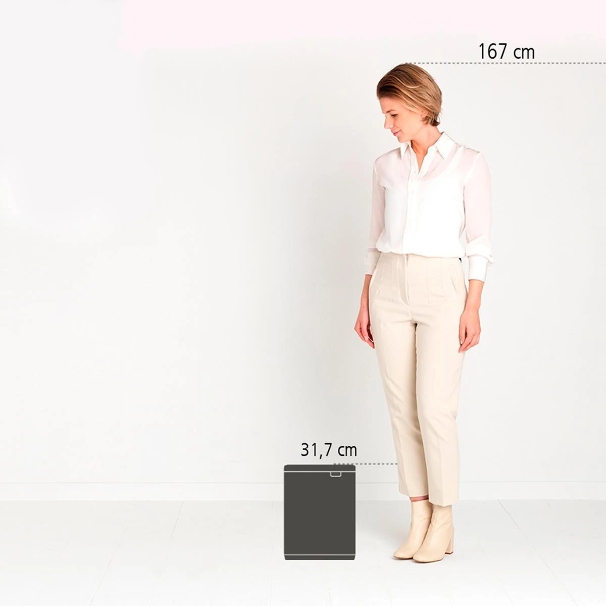 Brabantia Bo Afvalemmer 7 L - Matt Steel FPP 13 Brabantia Bo Afvalemmer 7 L - Matt Steel FPP - Afbeelding 13