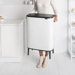Brabantia Bo Touch Bin Hi Afvalemmer 2 X 30 L - Wit 38 Brabantia Bo Touch Bin Hi Afvalemmer 2 X 30 L - Wit -Brabantia 9486826