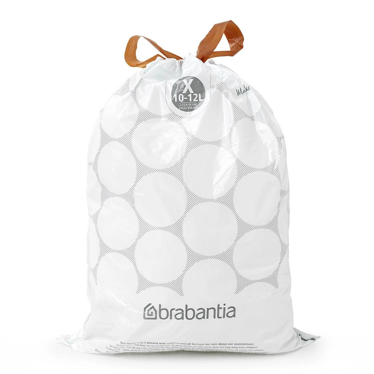 Brabantia Type X PerfectFit Jaarverpakking Afvalzak 10-12 Liter - 200 Stuks 2 Brabantia Type X PerfectFit Jaarverpakking Afvalzak 10-12 Liter - 200 Stuks - Afbeelding 2