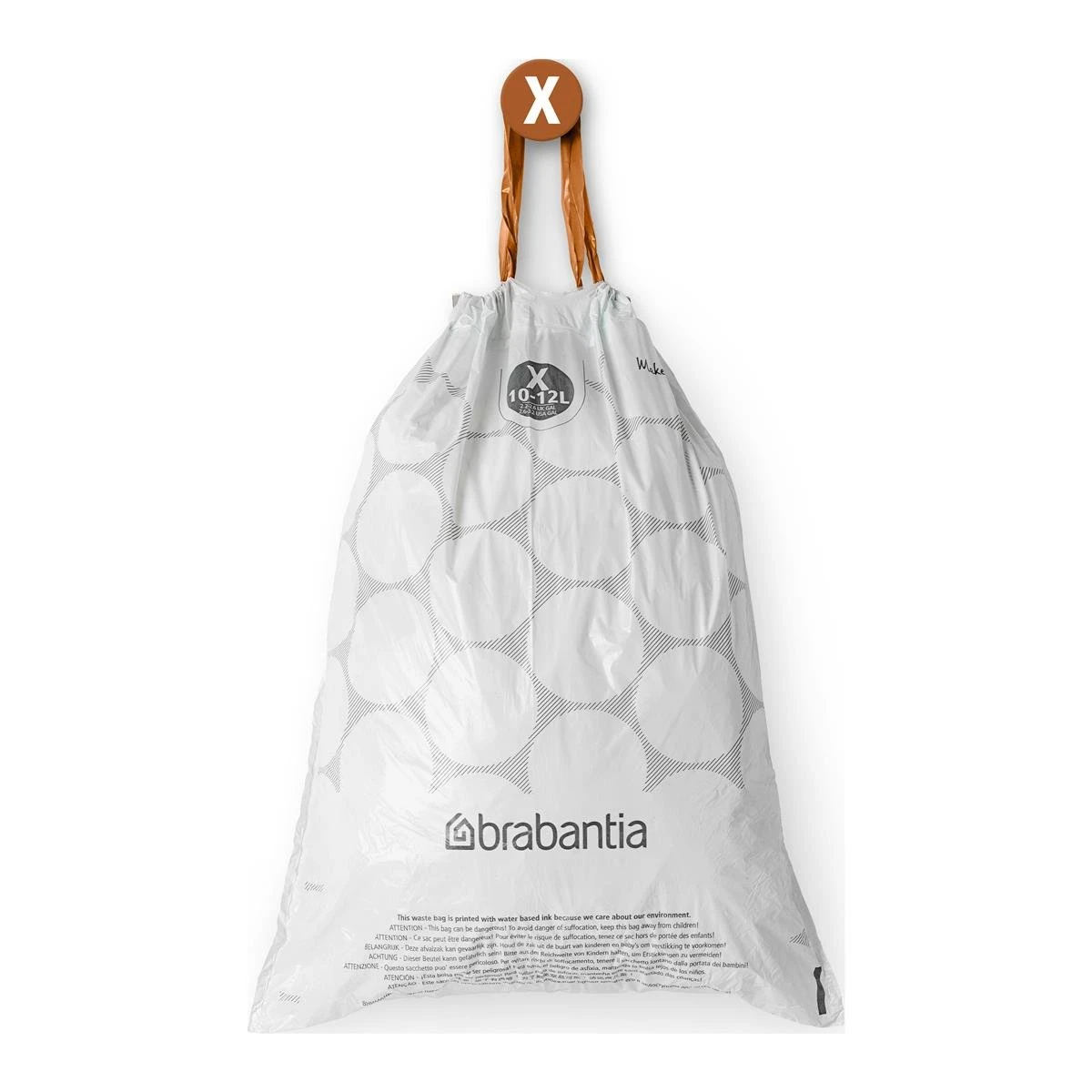 Brabantia Type X PerfectFit Jaarverpakking Afvalzak 10-12 Liter - 200 Stuks 5 Brabantia Type X PerfectFit Jaarverpakking Afvalzak 10-12 Liter - 200 Stuks - Afbeelding 5
